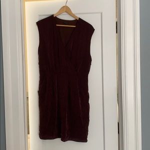 Theory purple silk dress size 12